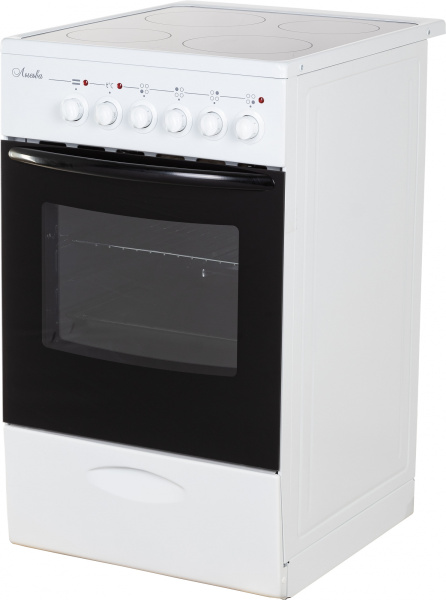 Плита Электрическая Лысьва EF4002MK00 белый стеклокерамика (без крышки)