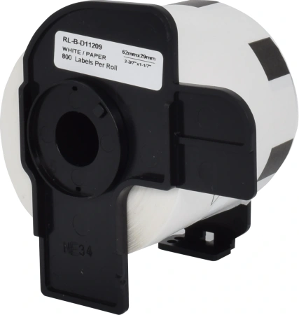 Картридж ленточный Cactus CS-DK11209 DK-11209 черный для Brother P-touch QL-500, QL-550, QL-700, QL-800