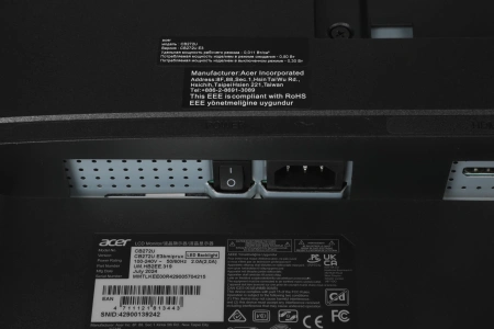 Монитор Acer 27" CB272UE3bmiprux IPS 2K чер 1ms HDMI DP USB M/M HAS Piv 100Hz 350cd In