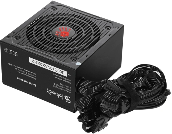 Блок питания Bloody ATX 650W BD-PS650B 80+ bronze (20+4pin) APFC 120mm fan 6xSATA RTL
