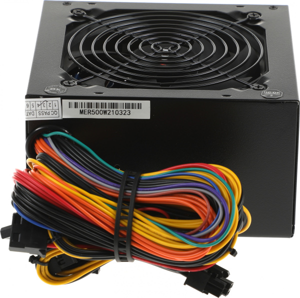 Блок питания Accord ATX 500W ACC-500W-12 (24+4+4pin) APFC 120mm fan 4xSATA