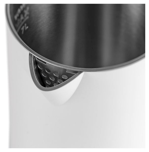 Чайник электрический Galaxy GL 0323 1.7л. 2000Вт белый корпус: пластик (ГЛ0323БЕЛ)