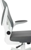 Кресло Бюрократ ASTER N-W темно-серый TW-04 Neo Grey сетка/ткань крестов. пластик пластик белый