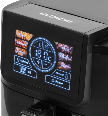 Аэрогриль Hyundai HYF-9087 1700Вт черный