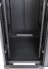 Шкаф серверный Lanmaster (TWT-CBB-22U-6X8-G1) напольный 22U 600x800мм пер.дв.стекл задн.дв.двуст. 2 бок.пан. 800кг черный IP20