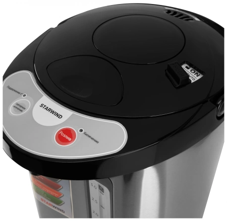 Термопот Starwind STP3400 3.8л. 800Вт серебристый/черный