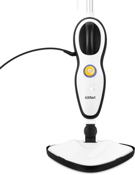 Швабра паровая Kitfort КТ-1045 1500Вт белый/черный