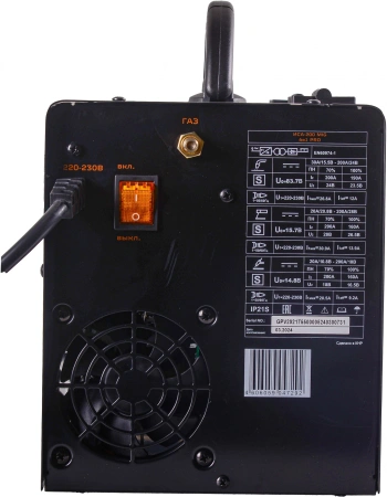 Сварочный полуавтомат Вихрь ИСА-200 MIG PRO инвертор MIG-MAG/SPOT/FCAW/MMA/Lift TIG 5.9кВт