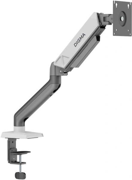 Кронштейн для мониторов ЖК Digma D-MM101 серый 17"-32" макс.9кг крепление к столешнице поворот и наклон