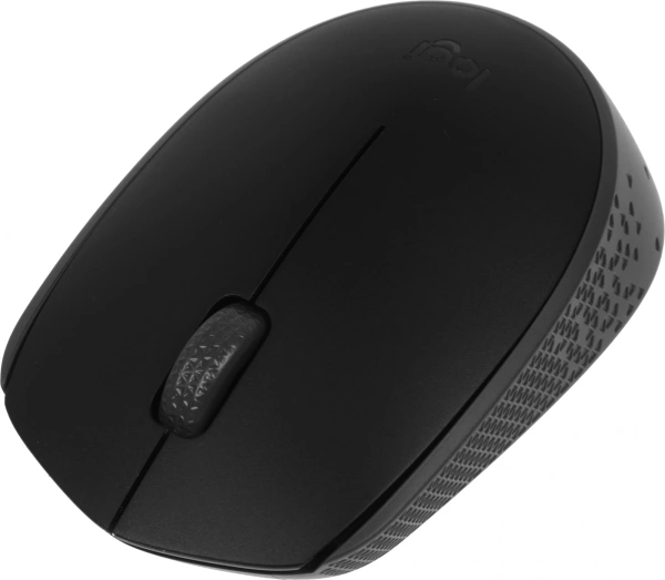 Мышь Logitech M171 черный/серый оптическая (1000dpi) беспроводная USB для ноутбука (2but)