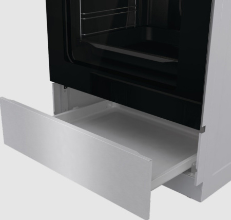 Плита Комбинированная Gorenje GKS6C70XJ нержавеющая сталь (без крышки) реш.сталь