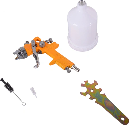 Краскораспылитель Вихрь ПК-600 250л/мин соп.:1.4мм бак:0.6л оранжевый