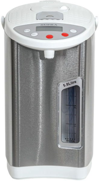 Термопот Supra TPS-5011 5л. 750Вт серебристый/белый