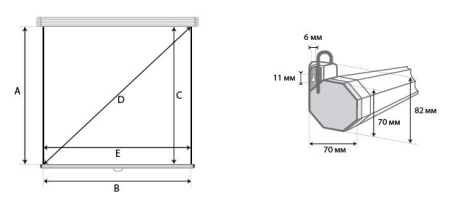 Экран Lumien 200x200см Eco Picture LEP-100103 1:1 настенно-потолочный рулонный
