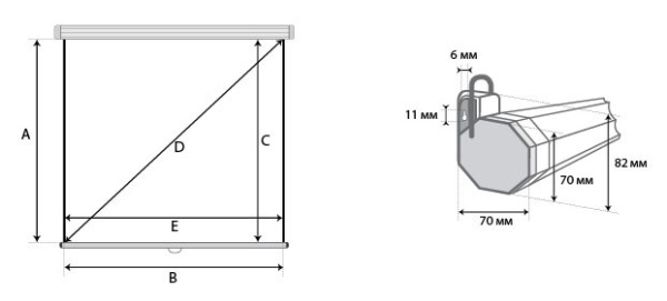 Экран Lumien 200x200см Eco Picture LEP-100103 1:1 настенно-потолочный рулонный