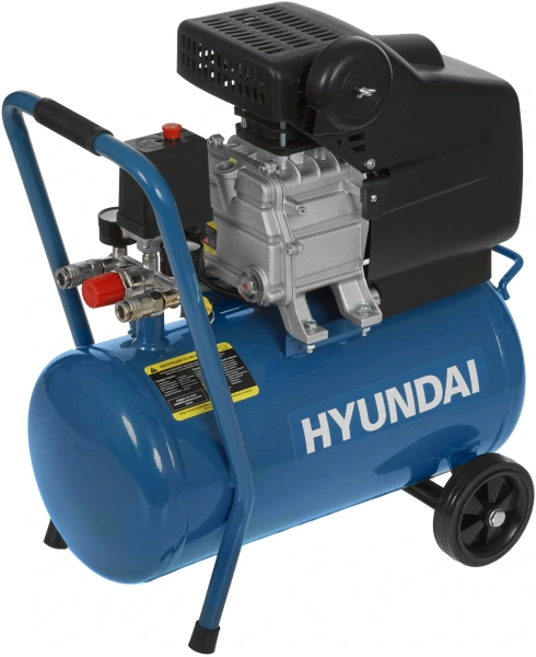 Компрессор поршневой Hyundai HYC 2324 масляный 230л/мин 24л 1500Вт синий/черный