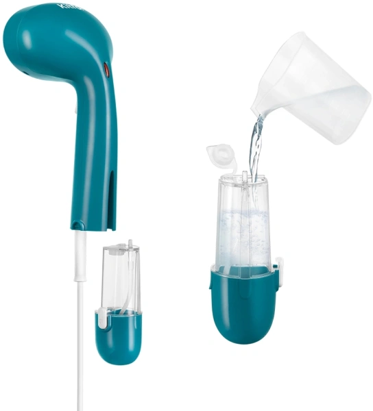 Отпариватель ручной Kitfort КТ-9253 1400Вт бирюзовый/белый