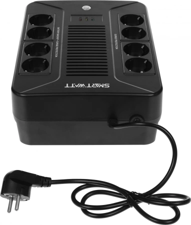 Источник бесперебойного питания Smartwatt SAFE PRO 600 360Вт 600ВА черный