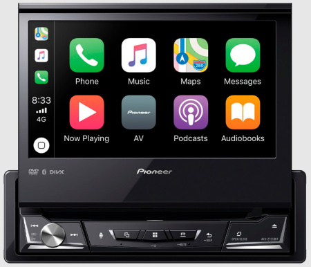 Автомагнитола Pioneer AVH-Z7250BT 1DIN 4x50Вт DSP 7" 3 RDS