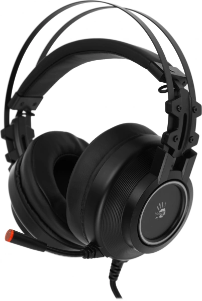 Наушники с микрофоном A4Tech Bloody G528C черный 2м мониторные USB оголовье (G528C)