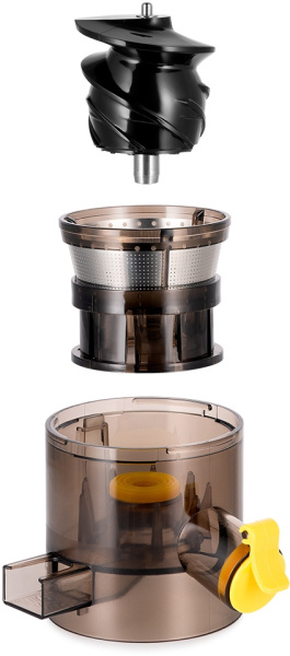 Соковыжималка шнековая Kitfort КТ-1152 100Вт серебристый/черный