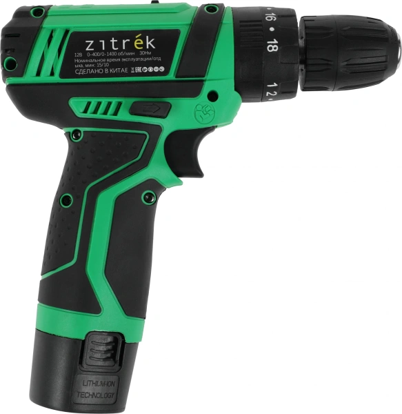 Дрель ударная Zitrek Crusher 14-Li патрон:быстрозажимной реверс