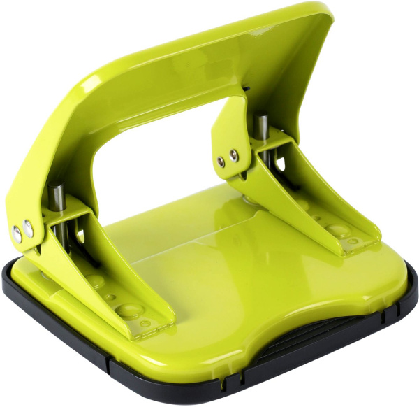 Дырокол Deli E0138 макс.:35лист. металл ассорти отв.:2 с линейкой