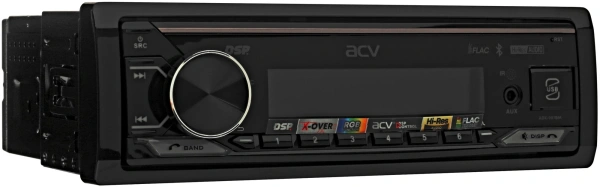 Автомагнитола ACV ADX-907BM 1DIN 4x50Вт v5.0 DSP 3 ПДУ (40306)