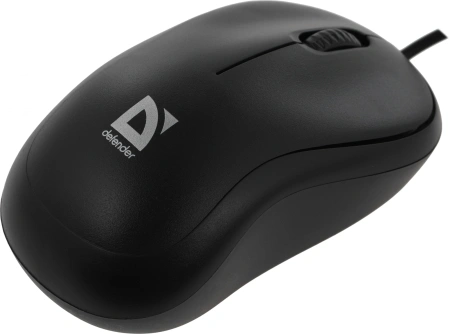 Мышь Defender Patch MS-759 черный оптическая 1000dpi USB для ноутбука 2but (52759)