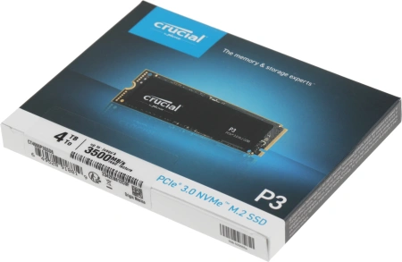Накопитель SSD Crucial PCIe 3.0 x4 4TB CT4000P3SSD8 P3 M.2 2280