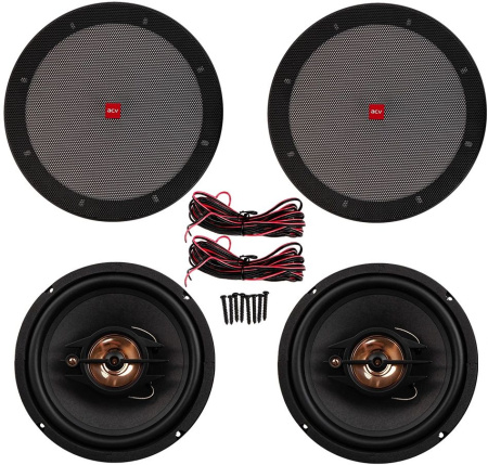 Колонки автомобильные ACV PB-803G 450Вт 90дБ 4Ом 20см (8дюйм) (ком.:2кол.) коаксиальные трехполосные