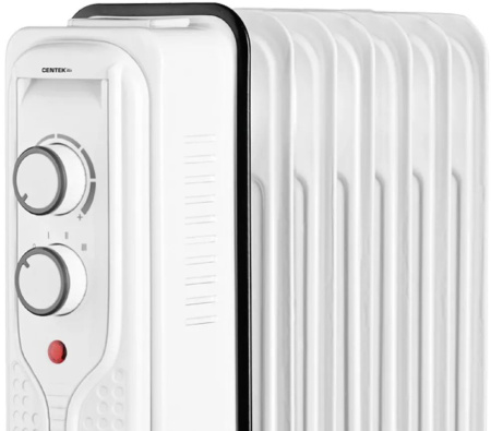 Радиатор масляный Centek CT-6205 1500Вт белый