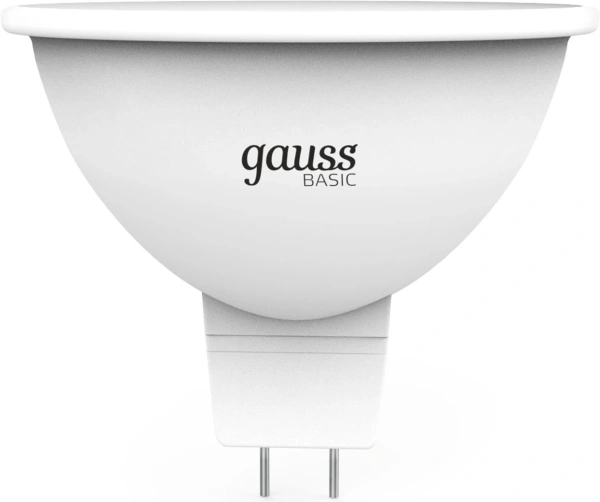 Лампа светодиодная Gauss Elementary 7Вт цок.:GU5.3 софит 12B св.свеч.бел.нейт. (11527)