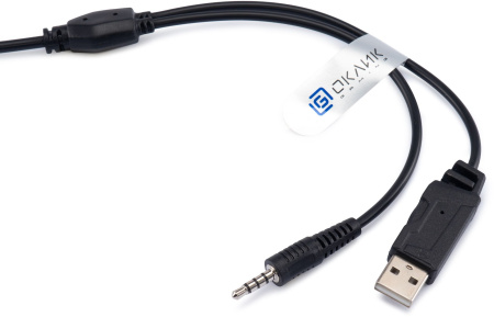 Наушники с микрофоном Оклик HS-L300G Black черный 2.2м мониторные USB оголовье (1796949)