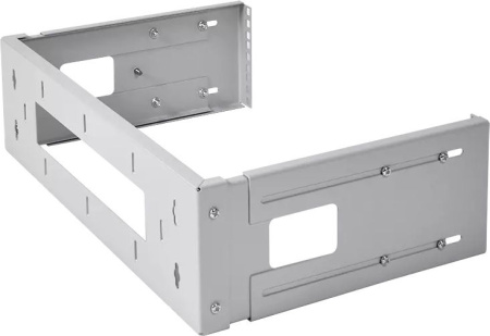 Кронштейн телекоммуникационный ЦМО КНО-М-6U настен. 6U 19" 450мм нагр.:15кг серый (упак.:1шт)