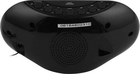 Радиобудильник Vitek VT-6602 черный LCD часы:цифровые AM/FM