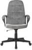 Кресло руководителя Бюрократ CH 002 Fabric серый Light-19 крестов. пластик