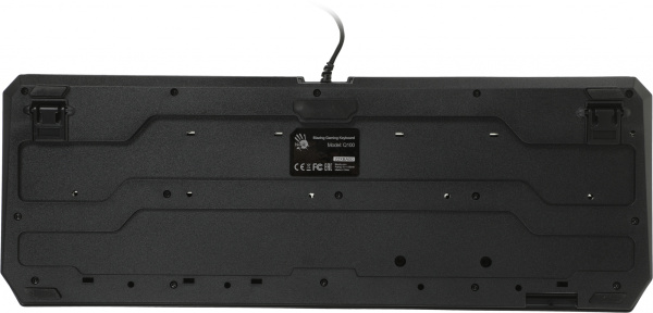 Клавиатура A4Tech Bloody Q100 черный USB Multimedia for gamer (Q100 USB)