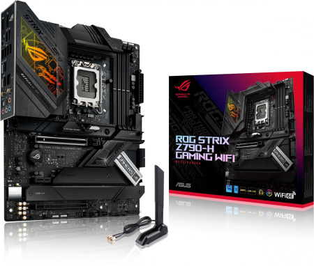 Материнская плата Asus ROG STRIX Z790-H GAMING WIFI Soc-1700 Intel Z790 4xDDR5 ATX AC`97 8ch(7.1) 2.