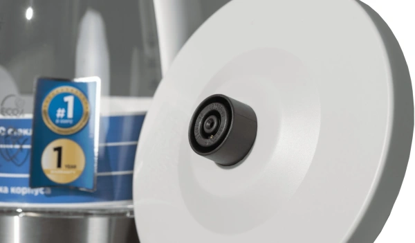 Чайник электрический Midea MK-8017 1.7л. 2200Вт белый корпус: стекло