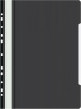 Папка-скоросшиватель Бюрократ PS-P20BLCK A4 прозрач.верх.лист боков.перф. пластик черный