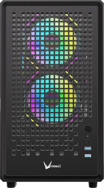 Корпус Formula Air Mesh G2 серебристый без БП mATX 3x120mm 2xUSB3.0 audio