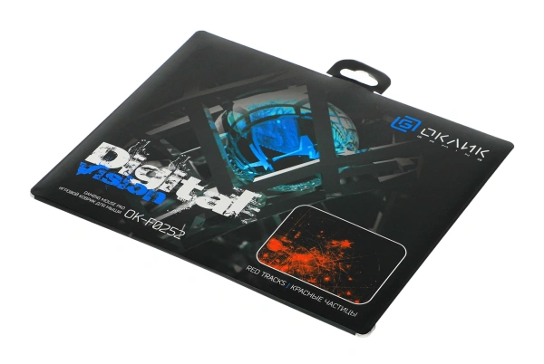 Коврик для мыши Оклик OK-F0252 Мини рисунок/красные частицы 250x200x3мм