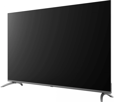 Телевизор LED Digma 65" DM-LED65UBB41 Android TV Frameless Metal темно-серебристый/серебристый 4K Ultra HD 60Hz DVB-T DVB-T2 DVB-C DVB-S DVB-S2 USB WiFi Smart TV