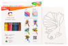 Карандаши цв. Deli EC00720 Color Emotion акварель. липа 24цв. коробка/европод. (24шт)
