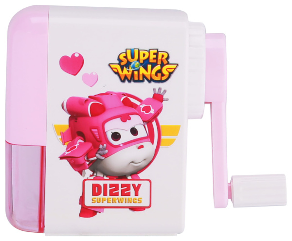 Точилка для карандашей механическая Deli ER10409 Super Wings 1 отверстие пластик ассорти