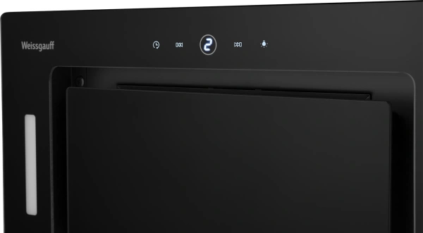 Вытяжка встраиваемая Weissgauff Aura 1350 черный управление: сенсорное (1 мотор)