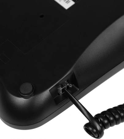Телефон проводной Texet TX-214 черный