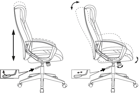 Кресло игровое Zombie 200 черный/красный ткань/эко.кожа крестов. пластик