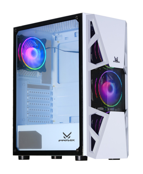 Корпус Formula CL-3303W RGB белый без БП ATX 6x120mm 2xUSB2.0 1xUSB3.0 audio bott PSU